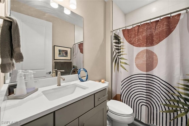 42274 Waterfront Way, Punta Gorda, FL 33982 - bathroom featuring vanity and a shower with shower curtain