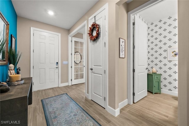 42274 Waterfront Way, Punta Gorda, FL 33982 - foyer entrance featuring light wood-type flooring