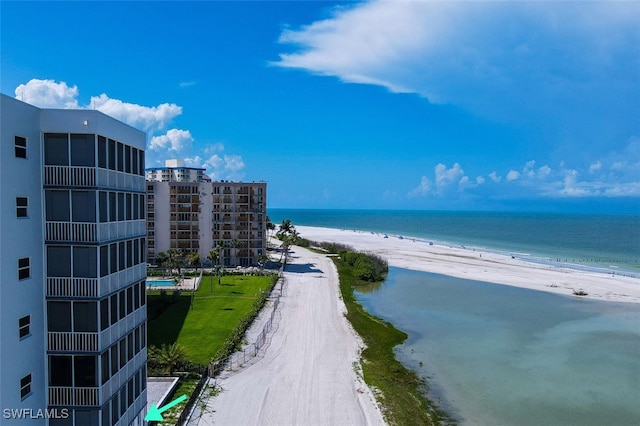 7000 Estero Blvd Unit 205, Fort Myers Beach, FL 33931 - water view featuring nearby beach
