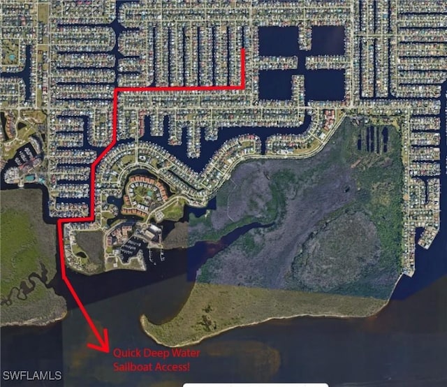 5301 SW 8th Pl, Cape Coral, FL 33914 - aerial map of property and surrounding area