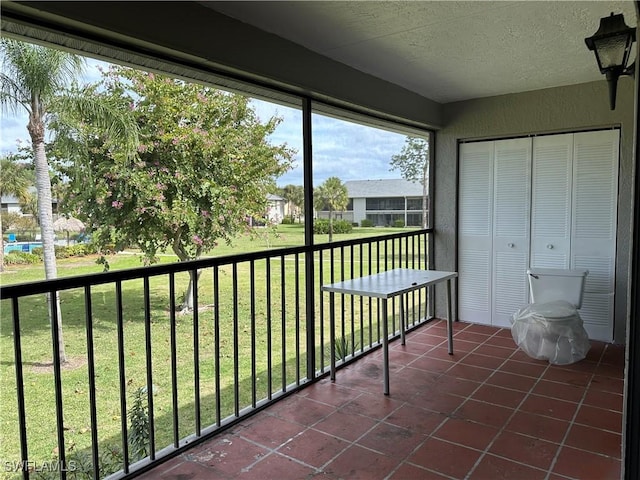 1224 Commonwealth Cir Unit N-203, Naples, FL 34116 - view of unfurnished sunroom