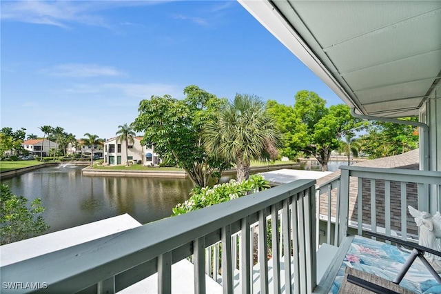 4251 Island Cir Unit 3, Fort Myers, FL 33919 - balcony featuring a water view