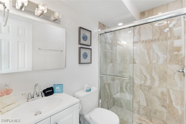 636 98th Ave N, Naples, FL 34108 - bathroom with vanity and a stall shower
