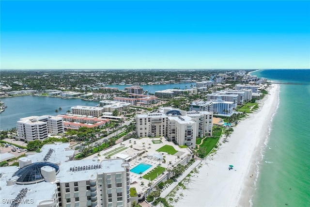 3070 Gulf Shore Blvd N Unit 104, Naples, FL 34103 - view of urban area featuring waterfront with a beach