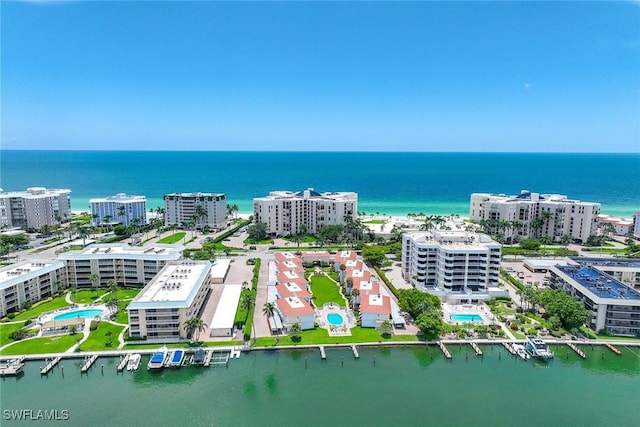 3070 Gulf Shore Blvd N Unit 104, Naples, FL 34103 - drone / aerial view of a large body of water