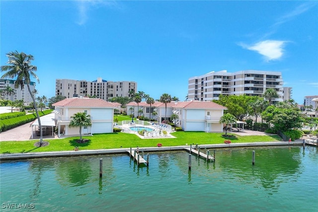 3070 Gulf Shore Blvd N Unit 104, Naples, FL 34103 - dock with a water view
