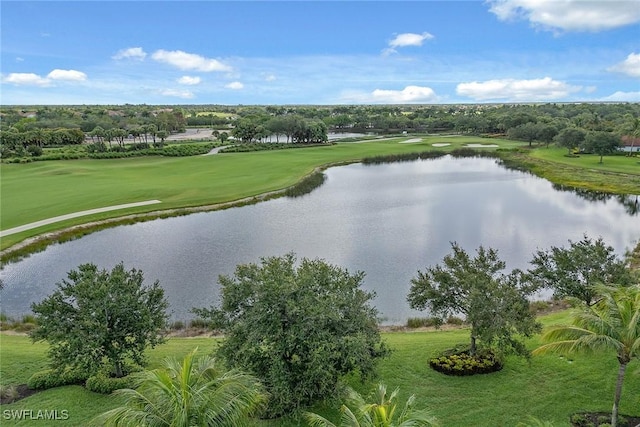 3441 Runaway Ln, Naples, FL 34114 - aerial view of a large body of water and a golf course
