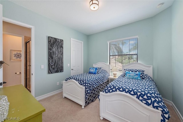 3441 Runaway Ln, Naples, FL 34114 - bedroom with light carpet and baseboards
