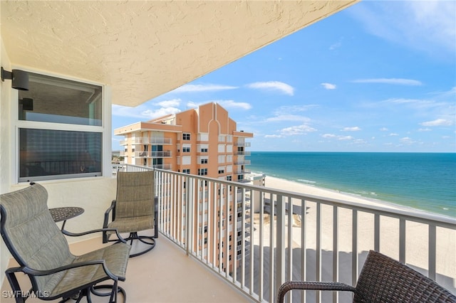 7360 Estero Blvd Unit Ph5, Fort Myers Beach, FL 33931 - balcony with view of water and beach