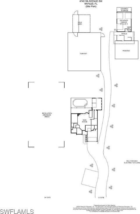 4740 5th Ave SW, Naples, FL 34119 - view of home floor plan