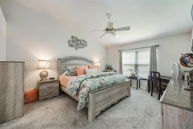 315 Melrose Pl Unit 27, Naples, FL 34104 - bedroom featuring light colored carpet and ceiling fan