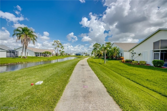 17791 Pineapple Palm Ct, North Fort Myers, FL 33917 - view of road featuring a water view and a residential view