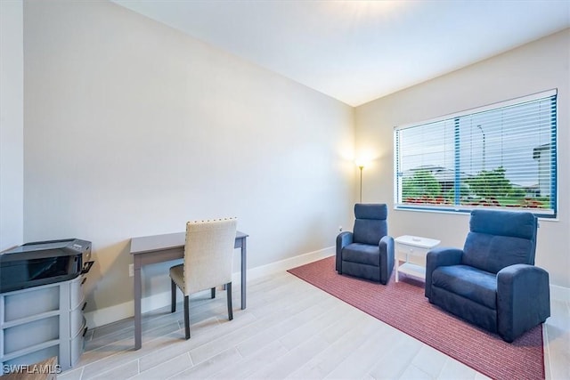 4955 Brigata Way, Ave Maria, FL 34142 - office area featuring light wood-type flooring and baseboards