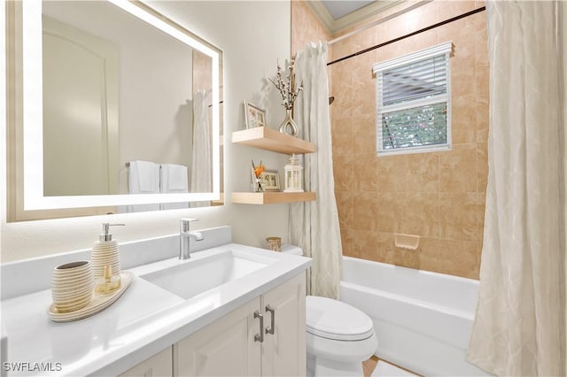 4000 Stonesthrow Ct, Naples, FL 34109 - bathroom featuring vanity and shower / bathtub combination with curtain