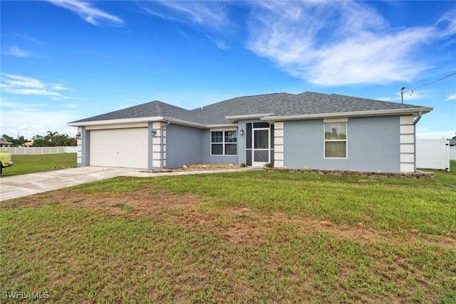 3211 NE 14th Pl, Cape Coral, FL 33909 - ranch-style house featuring stucco siding, a garage, and driveway