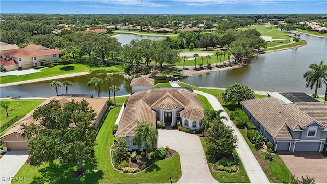12006 Cypress Links Dr, Fort Myers, FL 33913 - aerial perspective of suburban area featuring a nearby body of water