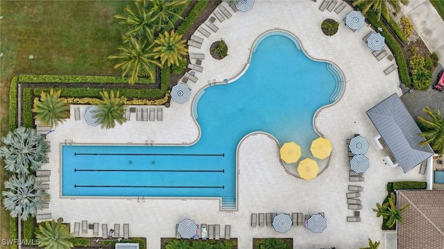 12006 Cypress Links Dr, Fort Myers, FL 33913 - aerial view of a pool