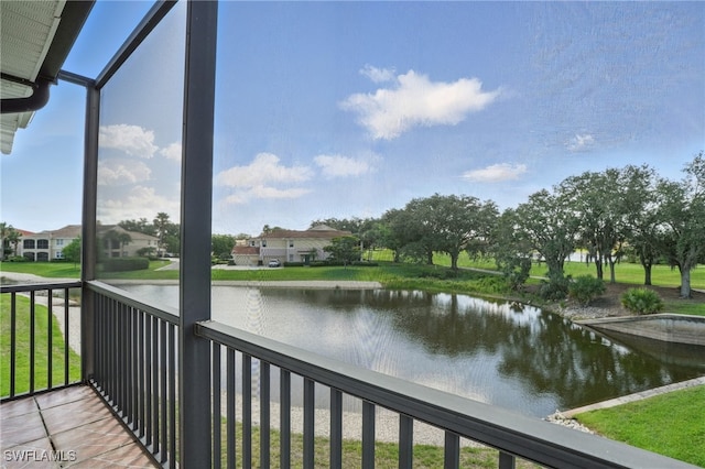 12006 Cypress Links Dr, Fort Myers, FL 33913 - balcony featuring a water view