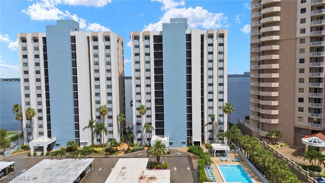 1901 Clifford St Unit 202, Fort Myers, FL 33901 - view of building exterior with a water view