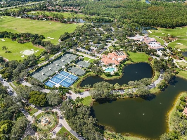 29120 Brendisi Way Unit 102, Naples, FL 34110 - aerial overview of property's location with a large body of water and a local golf course
