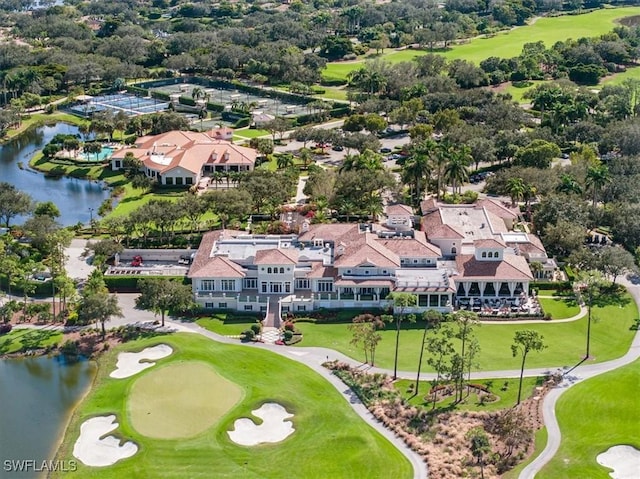 29120 Brendisi Way Unit 102, Naples, FL 34110 - aerial view of a large body of water and a golf course