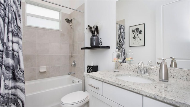 15898 Sugar Hill Dr, Punta Gorda, FL 33982 - bathroom with shower / tub combo with curtain and vanity