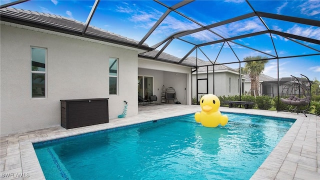 15898 Sugar Hill Dr, Punta Gorda, FL 33982 - swimming pool with a patio area and glass enclosure