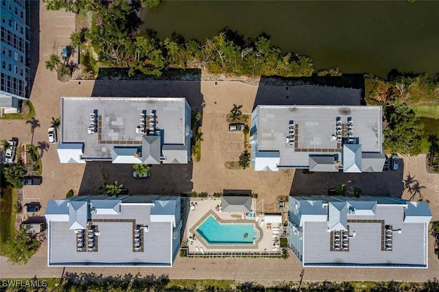 22724 Island Pines Way Unit 101, Fort Myers Beach, FL 33931 - bird's eye view of a pool area