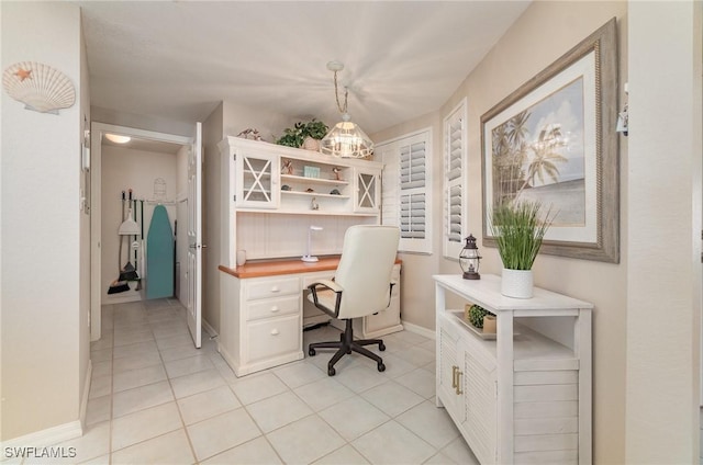 22724 Island Pines Way Unit 101, Fort Myers Beach, FL 33931 - office featuring light tile patterned floors and baseboards