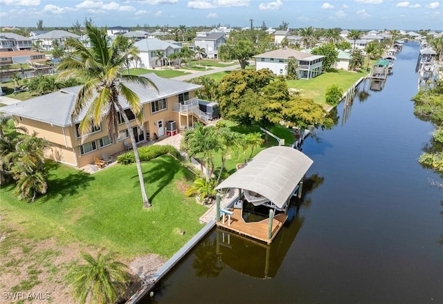 24398 Treasure Island Blvd, Punta Gorda, FL 33955 - aerial view of residential area with a large body of water