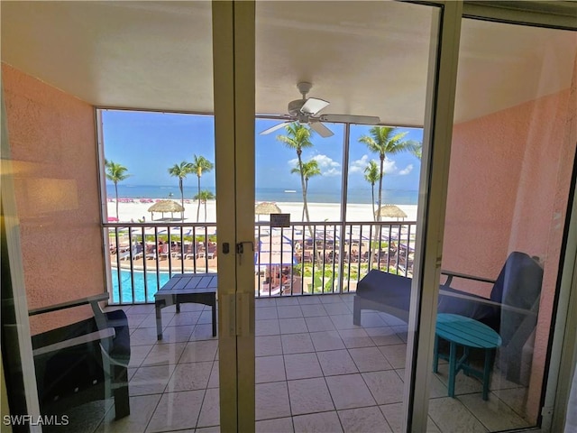 140 Estero Blvd Unit 2206, Fort Myers Beach, FL 33931 - balcony featuring view of water and beach