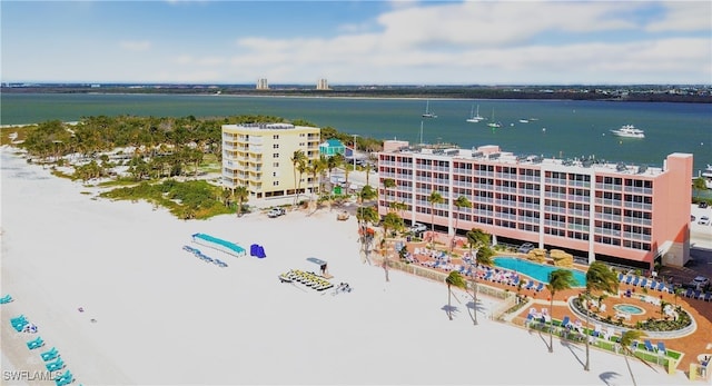 140 Estero Blvd Unit 2206, Fort Myers Beach, FL 33931 - bird's eye view of a large body of water and apartment complex / building