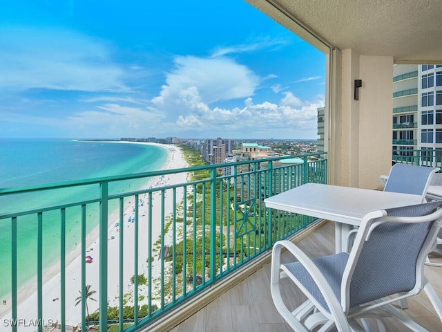 960 Cape Marco Dr Unit 1901, Marco Island, FL 34145 - balcony with a water view and a view of city