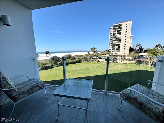 58 N Collier Blvd Unit 404, Marco Island, FL 34145 - balcony featuring a water view