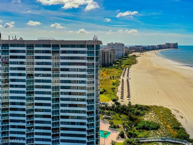 58 N Collier Blvd Unit 404, Marco Island, FL 34145 - view of building exterior featuring view of water and beach