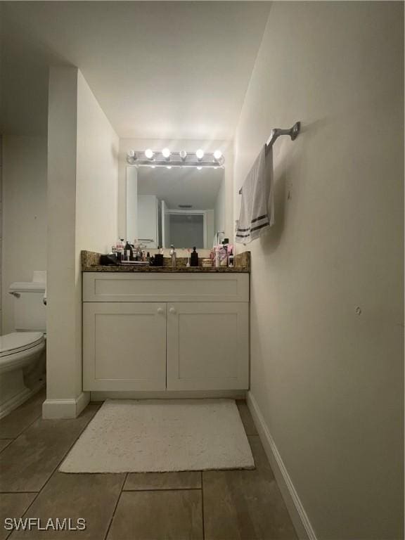 3706 Broadway Unit 27, Fort Myers, FL 33901 - bathroom featuring tile patterned floors and vanity