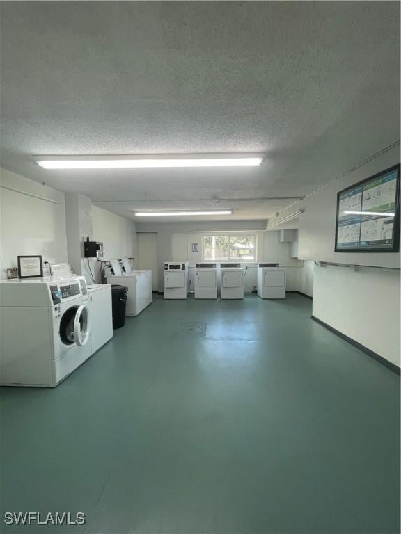 3706 Broadway Unit 27, Fort Myers, FL 33901 - garage featuring washing machine and clothes dryer