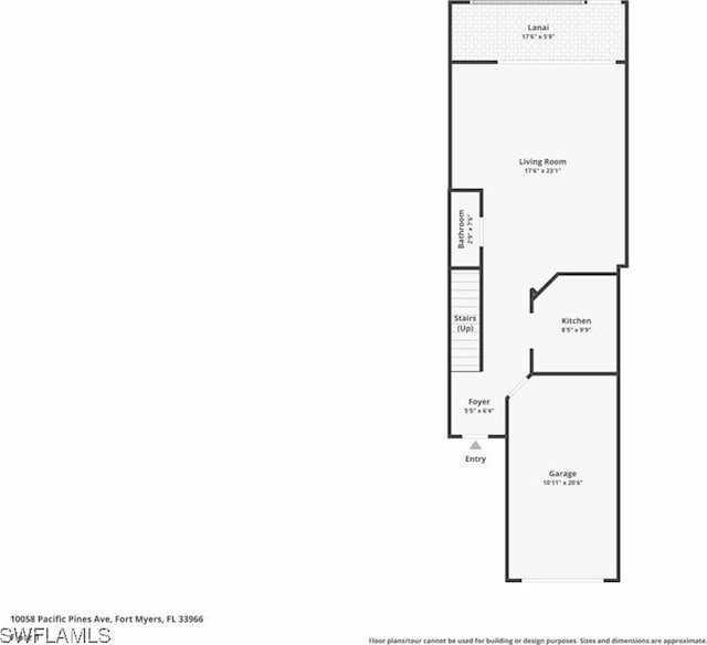 10058 Pacific Pines Ave, Fort Myers, FL 33966 - view of floor plan / room layout