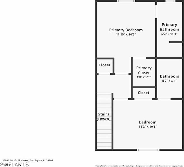 10058 Pacific Pines Ave, Fort Myers, FL 33966 - view of floor plan / room layout