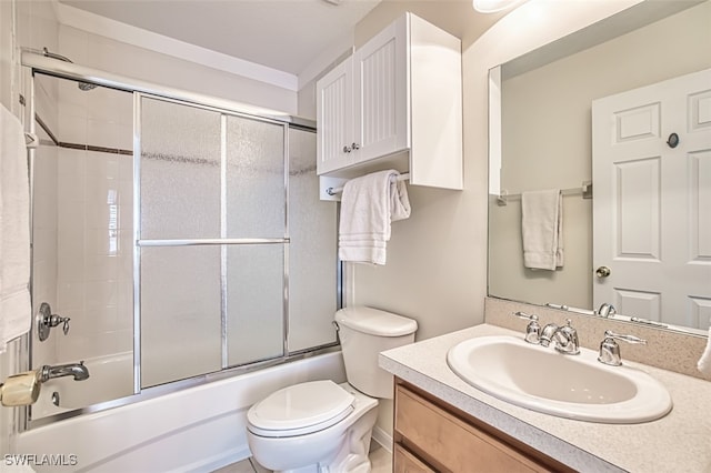 10058 Pacific Pines Ave, Fort Myers, FL 33966 - bathroom with vanity and combined bath / shower with glass door