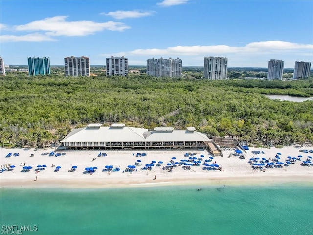 6510 Valen Way Unit B102, Naples, FL 34108 - view of urban area with waterfront with a beach