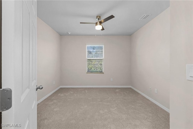 616 Posadas Cir, Punta Gorda, FL 33983 - carpeted spare room featuring ceiling fan and baseboards