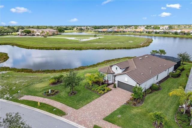 2703 Aviamar Cir, Naples, FL 34114 - aerial view of property and surrounding area featuring a large body of water