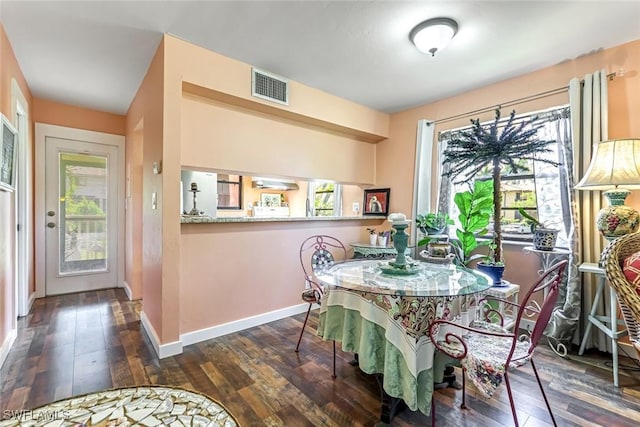 13532 Siesta Pines Ct Unit 5, Fort Myers, FL 33908 - dining space with hardwood / wood-style floors