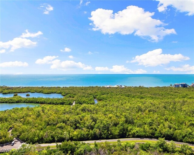 7117 Pelican Bay Blvd Unit 1903, Naples, FL 34108 - bird's eye view of a nearby body of water and a heavily wooded area
