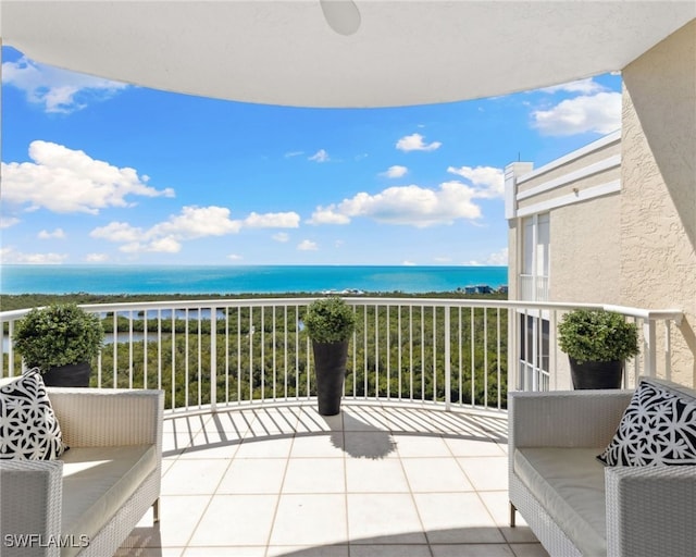 7117 Pelican Bay Blvd Unit 1903, Naples, FL 34108 - balcony with a water view
