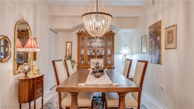 1133 Van Loon Commons Cir Unit 202, Cape Coral, FL 33909 - dining space with a chandelier