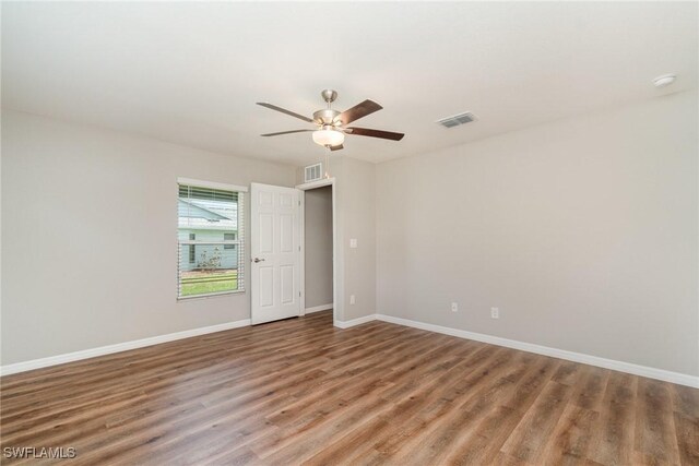 2343 Briarwood St, Punta Gorda, FL 33980 - spare room with wood finished floors and ceiling fan