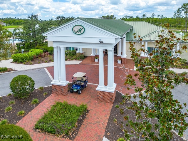 20571 Long Pond Rd, North Fort Myers, FL 33917 - view of outbuilding with a porch