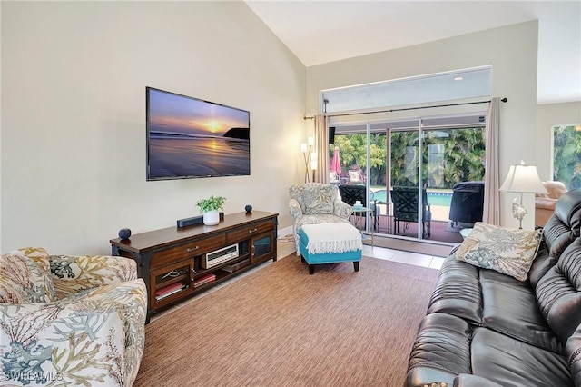 2127 SW 49th Ter, Cape Coral, FL 33914 - living room with lofted ceiling